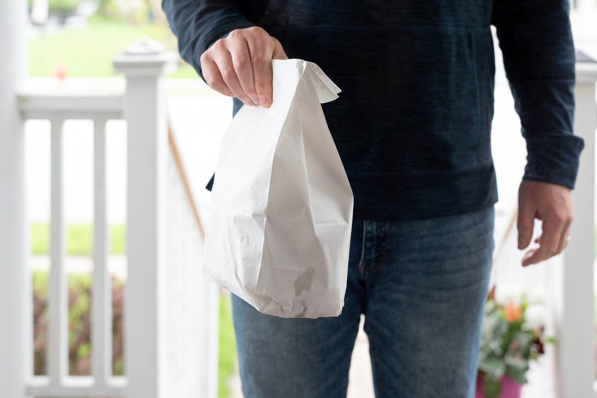 Ordering takeout for home delivery